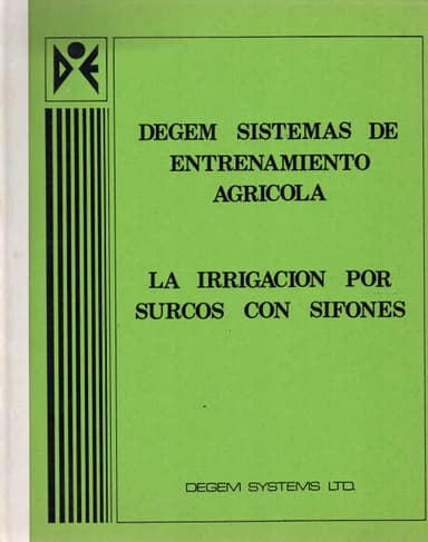 La irrigación por surcos con sifones