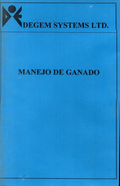Manejo de ganado