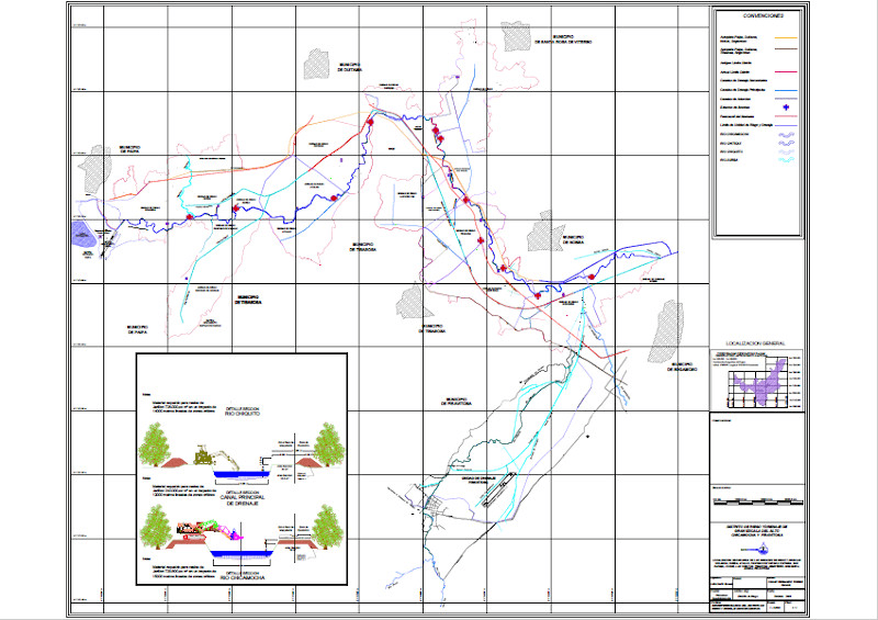 Mapa del Distrito de Riego