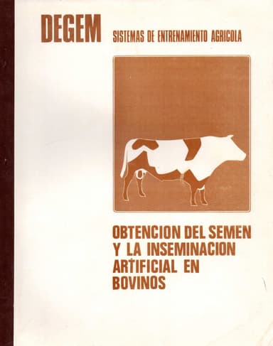 Obtención del semen y la inseminación artificial en bovinos