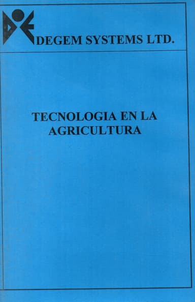 Tecnología en la agricultura
